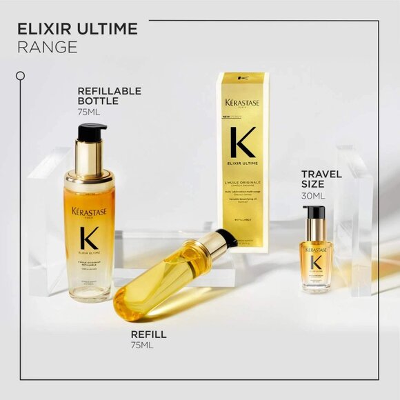 Kérastase Elixir Ultime Refillable Hydrating Hair Oil - Picture 9 of 12